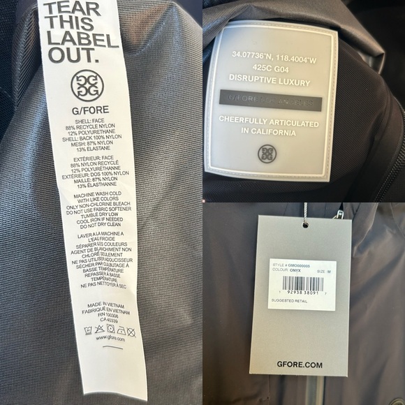 G/FORE Black Performance Jacket - Picture 13 of 13